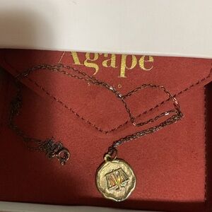 Rose  rose Gold made in Italy libra Necklace